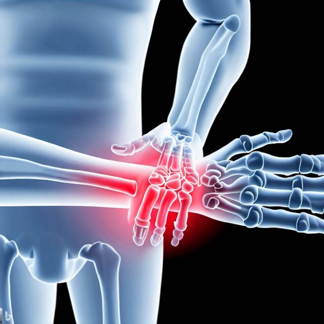 Artritis reumatoide, conviviendo con el dolor articular Imagen generada por Bing IA, representa inflamación en articulación de manos