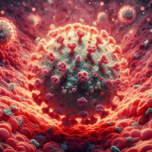 Enfermedades Reemergentes: Sarampión Virus del sarampión infectando